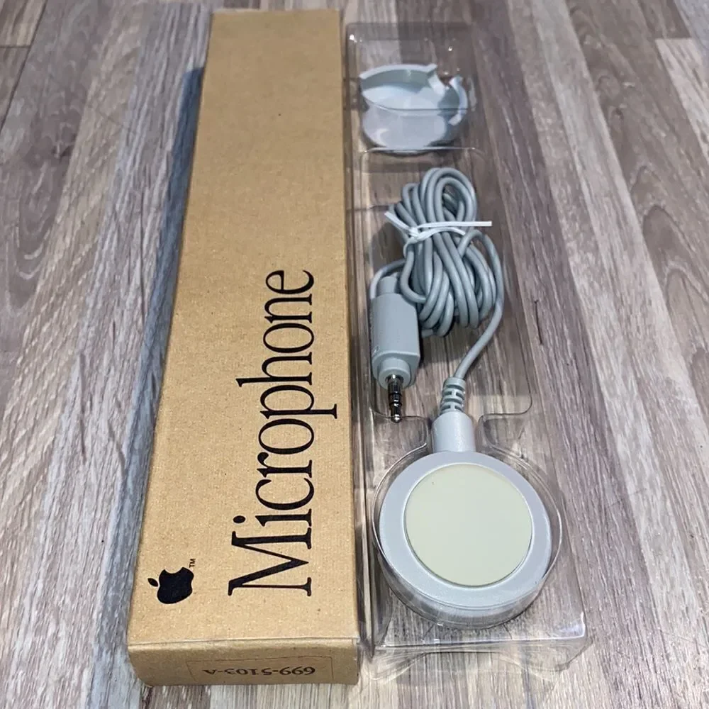 Original 1991 Apple Electret Condenser Microphone with omni-directional